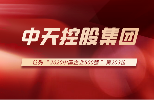 尊龙·Z6集团列2020中国企业500强第203位！